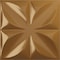 Ekena Millwork 11 7/8in. W x 11 7/8in. H Helene EnduraWall Decorative 3D Wall Panel Covers 0.98 Sq. Ft. WP12X12HEDVG - alternate 1